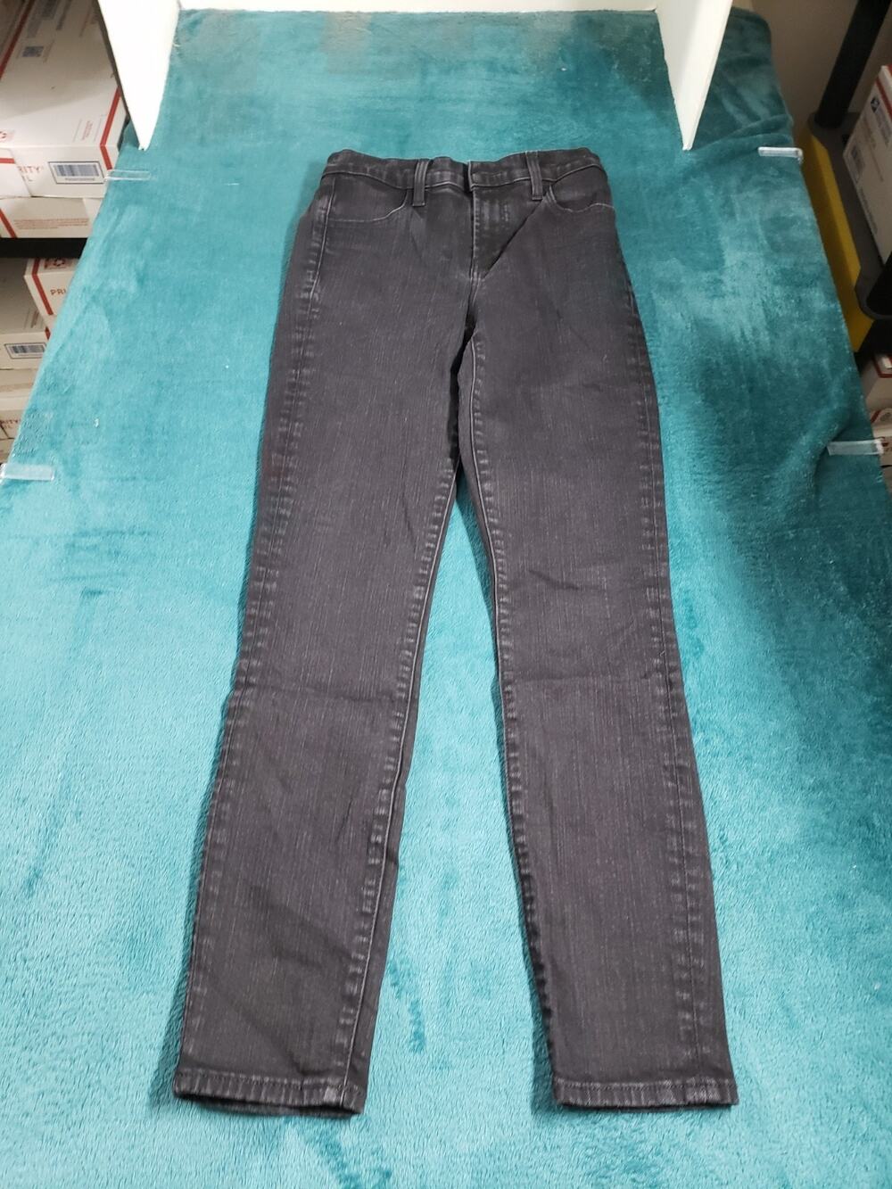 J Brand Jeans Size 26 Women Black Pants Stretch Denim Mid Rise Ankle Cropped